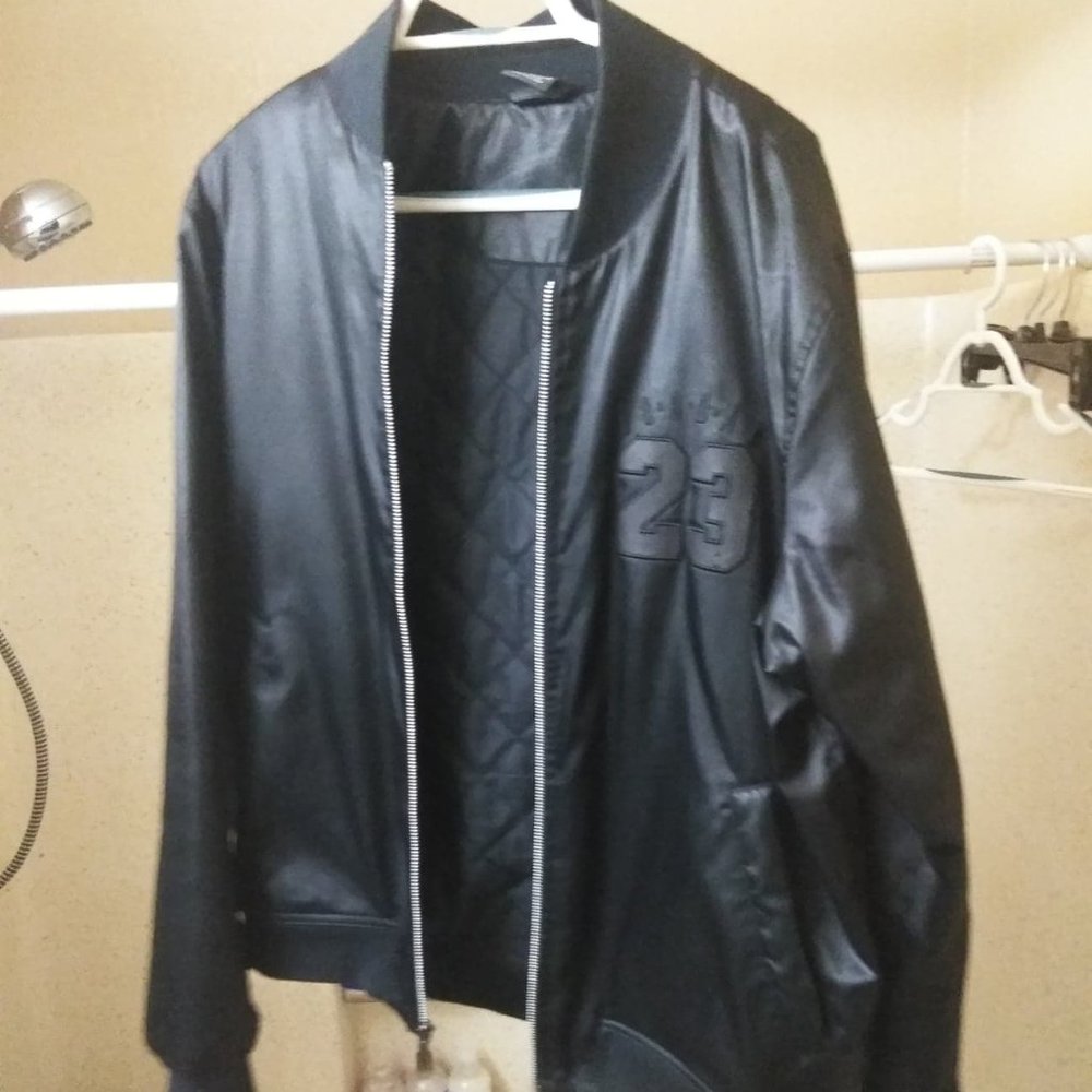 Jordan 23 leather jacket
